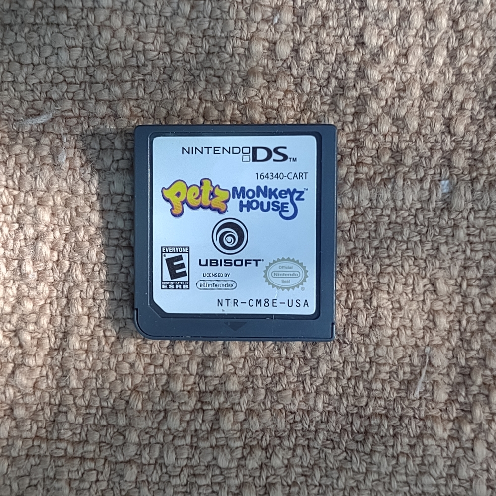Nintendo DS Petz Monkeyz House NDS Cartridge Only Ubisoft